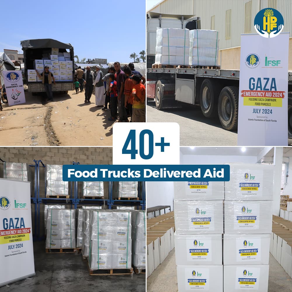 Humanitarian impact collage