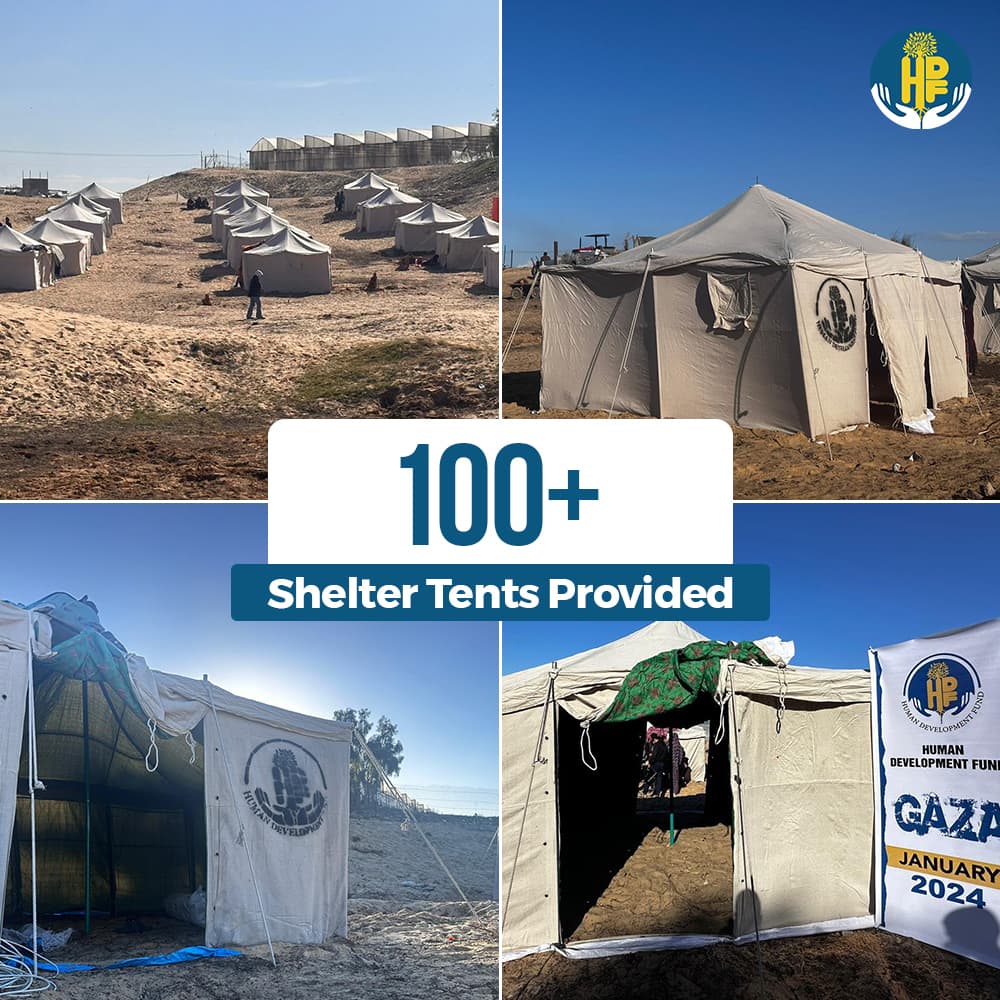 Humanitarian impact collage